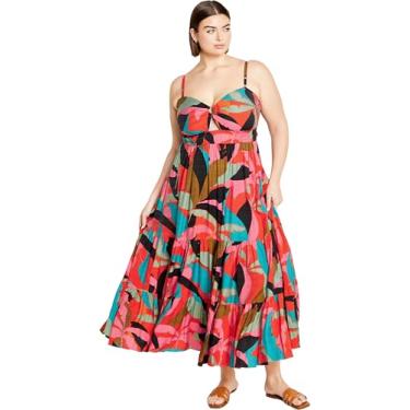 Imagem de CITYCHIC Plus Size Maxi Harlow em vermelho Barbados, Vermelho Barbados, 50