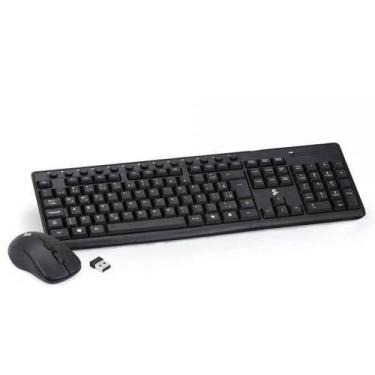 Imagem de Combo Wireless 2.4Ghz Office - Mouse E Teclado - 5+