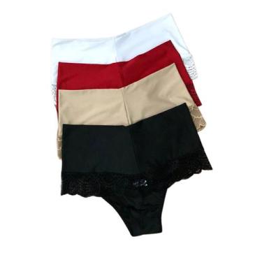 Imagem de Kit 3 Calcinha Calçola Feminina Pós Parto Yara  408 - La Belle Celly, 