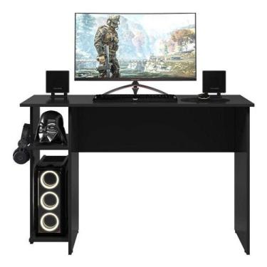 Imagem de Mesa Para Computador Gamer 3875 Preto - Qmovi, Preto