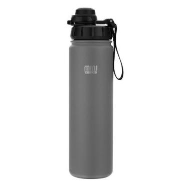 Imagem de Garrafa Térmica Vácuo 650ml Cinza  Thermics Minicool