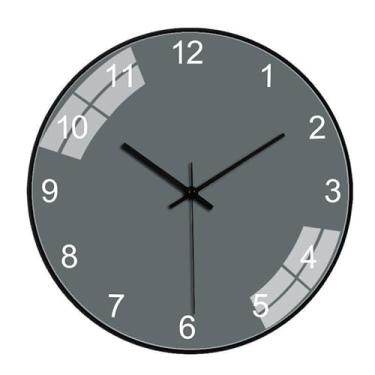 Imagem de Vários tipos de relógios de parede, relógio de parede moderno para sala de estar, relógio de quartzo escandinavo silencioso, sem necessidade de fazer furos e decoração de parede