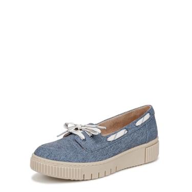 Imagem de Naturalizer Tênis feminino Tia Boat, Jeans azul, 8 Wide