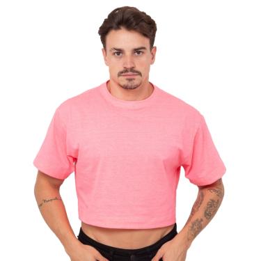 Imagem de Cropped Oversized Masculino Rosa Neon - JWilas Streetwear