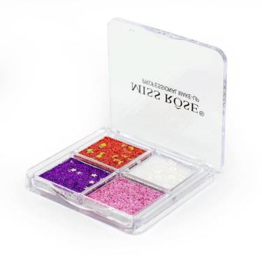 Imagem de Paleta de Sombras Glitter Carnaval Miss Rose, Cor5