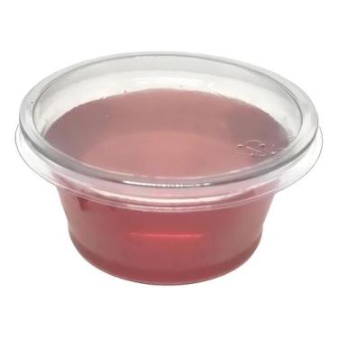 Imagem de Potinho com tampa Transparente para molho Pote patê pasta maiornese ka