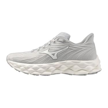 Imagem de Mizuno Tênis de corrida feminino Wave Sky 8, Harbor Mist-white, 39