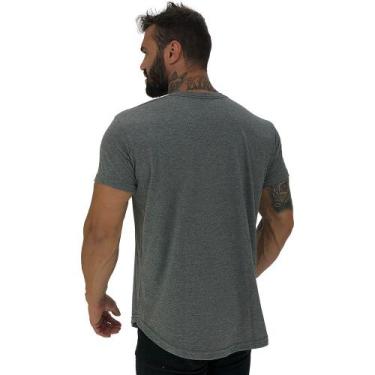 Imagem de Kit 2 Camiseta Longline MXD Conceito Slim Cores Básicas e Mescladas Li