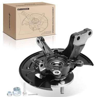 Imagem de A-Premium Substituição do conjunto da junta de direção para Nissan Versa 2013-2019 Versa Note, com rolamento de cubo, proteção contra poeira, aço, dianteiro esquerdo