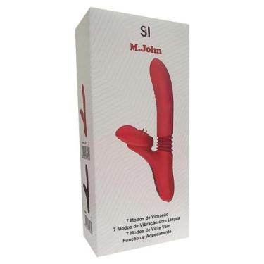 Imagem de Vibrador de Ponto G com Estimulador de Clitóris e Função Vai e Vem Sex