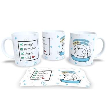 Imagem de Caneca de Porcelana para Pai – Presente Personalizado e Engraçado Dia dos Pais P61 (O melhor pai do mundo chama)