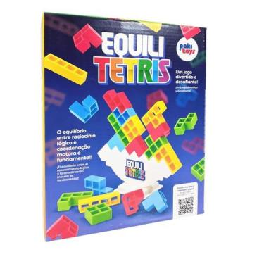 Imagem de Jogo De Equilibrar Torre Tetris Equili Educativo - Paki Toys - PAKIPLA