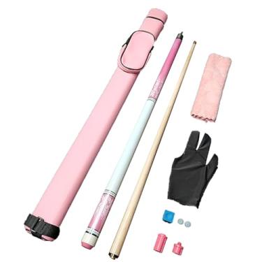 Imagem de CQBXRD Taco De Sinuca Profissional - 1/2 Barra De Bilhar Em Madeira De Maple Canadense, Comprimento 147cm (58in) (A Tacos de bilhar e acessórios+ barril de tacos, 13mm)