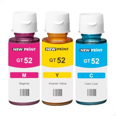Imagem de Kit 3x Tinta Compatível Para Hp GT51 GT52 GT53 Ink Tank 316 416 Smart Tank 210 517 532 581 583 584 617 724 754 794 Deskjet GT 5822
