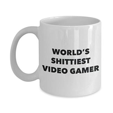 Imagem de Caneca de café Video Gamer – Video Gamer do mundo – Presentes de vídeo gamer – Divertida ideia de