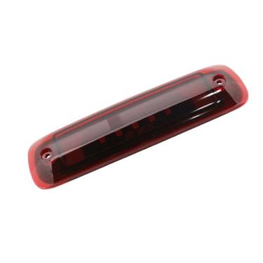 Imagem de Riloer Suporte de para-brisa traseiro 3ª luz de freio LED lâmpada de freio lente vermelha, 1997-2001 compatível com Jeep Cherokee XJ, luz traseira central de montagem alta terceira parada