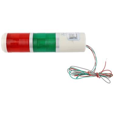 Imagem de Lâmpada Verde Vermelha Aviso de Equipamentos de Emergência Iluminação Lâmpada de Farol 220V para Equipamentos Mecânicos