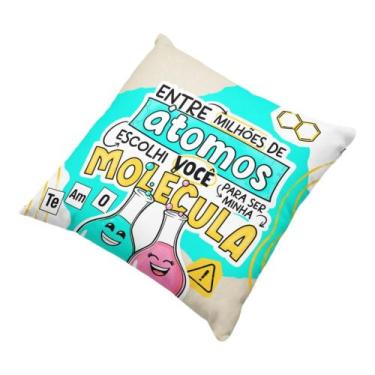 Imagem de Almofada Presente Para Namorado Químico Casal Química Nerd - Art Perso