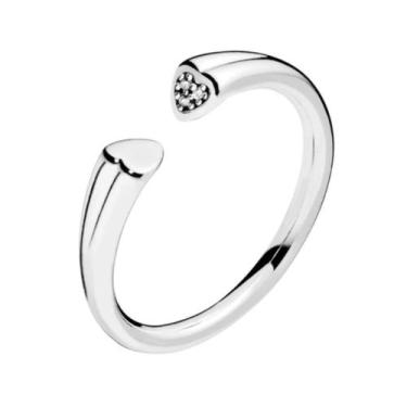 Imagem de Anel de Prata Dois Corações Life - Sal Do Mar, 14