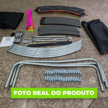 Imagem de Trampolim Pula Pula Infantil KROYS 1,83m  Ideal para Crianças em Casa,