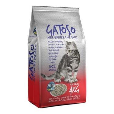 Imagem de Areia Para Gato Gatoso 4 Kg - Areia Higiênica - AlfaPet