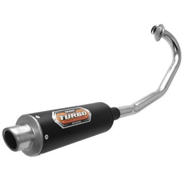 Imagem de Escapamento Pro Tork Mini Turbo Moto Titan 125 1995 À 1999 Curva Croma