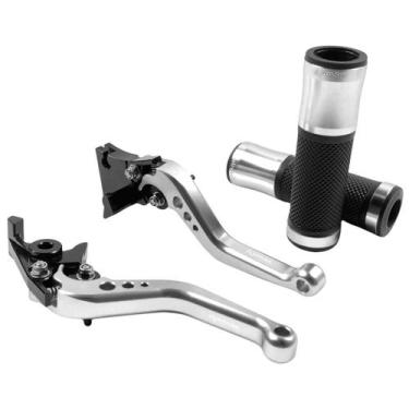 Imagem de Kit Manopla Manete Esportivo Stark Race Dafra Next 250 300 - NoBrand, 