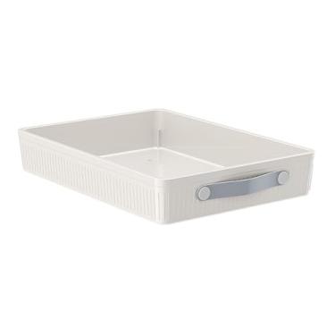 Imagem de Ｂｅｓｇａ Prateleira retrátil para gaveta de armário de cozinha, caixa de armazenamento, organizador de gaveta deslizante conveniente, prateleira deslizante, L