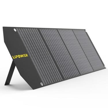 Imagem de LIPOWER 100W Portable Solar Panel 18V, Foldable Solar Charger for Jackery/Anker/FlashFish/Bluetti/Goal Zero/Rockpals Power Station and with USB, Type-C PD Output