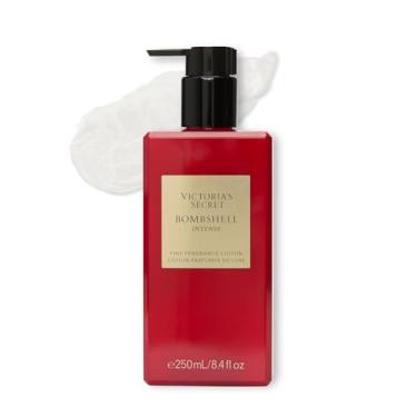 Imagem de Victoria's Secret Bombshell Loção de fragrância intensa, notas de cereja, peônia vermelha e baunilha sensual, loção corporal perfumada para mulheres (240 ml)