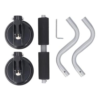 Imagem de Eujgoov Canoas de Montagem de Rolos de Caiaque No Telhado na Parte Superior do Carro Segure até 220 Libras que Giram o Preenchimento de Espuma, Conveniente, Compacto e Portátil para