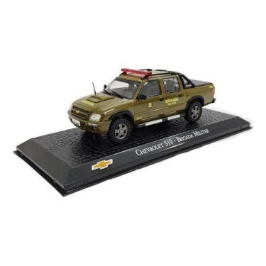 Imagem de Miniatura Chevrolet S10 Brigada Militar Metal 1:43 - Salvat, Marrom