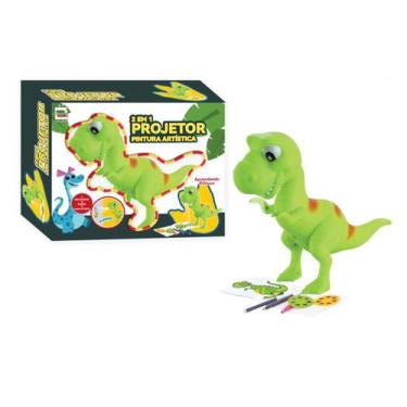 Imagem de Pintura projetor para crianças, prancheta de desenho de dinossauros Ap