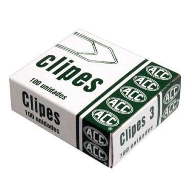 Imagem de Clips 3 galvanizado 100 un Acc