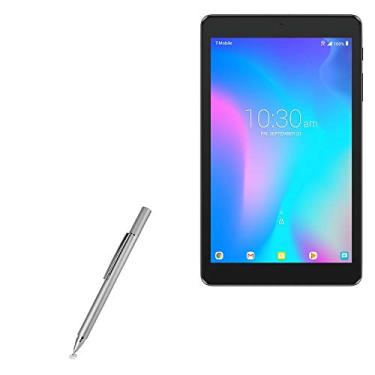 Imagem de Caneta Stylus Alcatel Joy TAB, BoxWave [Caneta Stylus FineTouch Capacitiva] Caneta Stylus Super Precisa para Alcatel Joy TAB – Prata Metálica