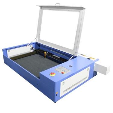 Imagem de Máquina CNC Router Laser Corte e Gravação Sensor Fluxo de Água 90x60cm