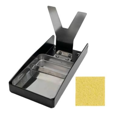 Imagem de ShengQuanHao Suporte para Ferro de Solda Tipo Y com Base de Esponja Resistente, Suporte para Ferro de Solda para Bancadas Industriais, Mesas de Hobby Faça Você Mes