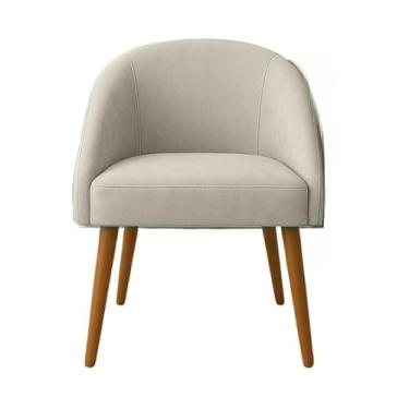 Imagem de Cadeira de Jantar Lua Moderna, Penteadeira, Salão, Recepção(Off White)