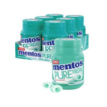 Imagem de Goma de Mascar Mentos Pure Fresh Wintergreen - sem Açúcar 56g Display 