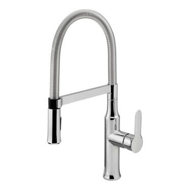 Imagem de Misturador Monocomando de Mesa Cozinha Bica Alta Gourmet Montevidéu 1/2" Cromado (...