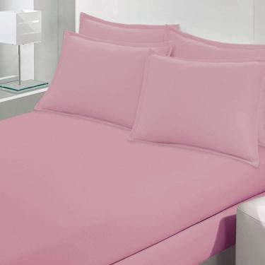 Imagem de Lencol Avulso Casal Com Elastico Malha Image Rose Bouton