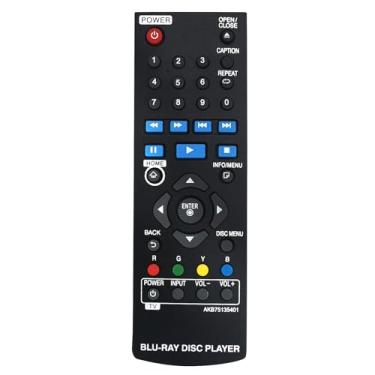 Imagem de AKB75135401 Controle remoto substituto para LG 4K Blu-ray Disc Player UBK80 UP870 UP875 BP255 BP350 BP255-N BP350-N BP340 BPM25 BP135 BP145 BP145N BP155 BP155N BP165 BP165N BP240 BP240PN BPBP250PN BPN BP250 255N BP300