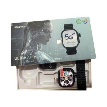 Imagem de Relógio Inteligente Android 4G Ultra AI GPS WIFI 32GB 256GB Cartão SIM