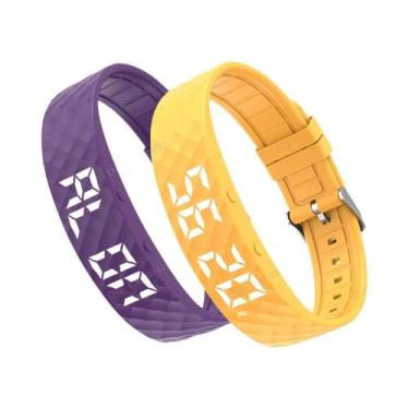 Imagem de Pulseira Inteligente À Prova D'Água Com LED, Monitor De Atividade E So