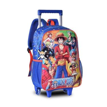 Imagem de Mochila De Rodinhas Escolar Infantil Para Criança One Piece