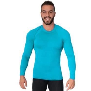 Imagem de Blusa Térmica Proteção UV Poliamida WLS Modas Frio Manga Longa Segunda