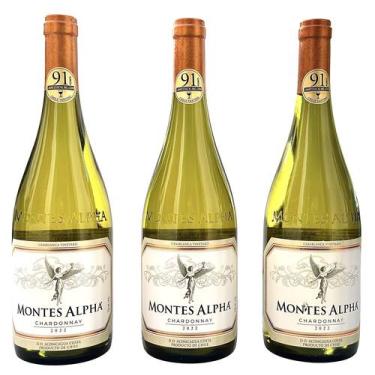 Imagem de Vinho Montes Alpha Chardonnay  Kit Com 3 Garrafas  Oferta - Viña Monte