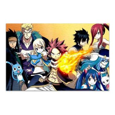 Imagem de Quebra Cabeça Personalizado Fairy Tail 120 Peças - Pomp's Geek