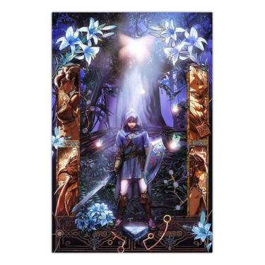Imagem de Quadro A4 em MDF Link Zelda Breath of the Wild 001 - Placa - Pomps Gee