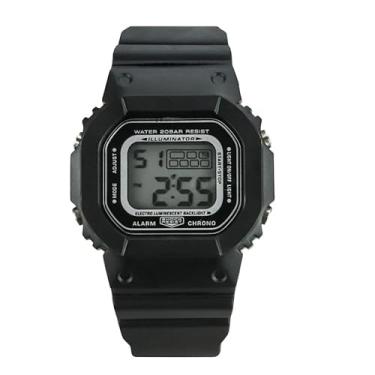 Imagem de Relógio Digital Infantil à Prova d'Água com Caixa Ultra Premium Temática Foguete – Pulseira de Silicone Ajustável e Luz LED Colorida